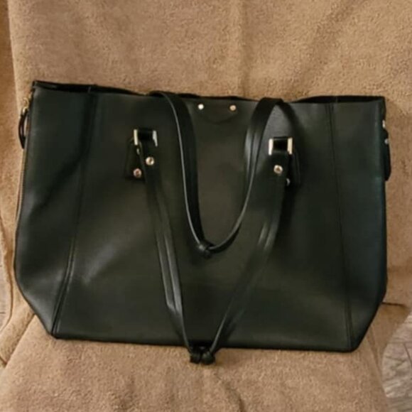 Topshop Handbags - Topshop Black Tote Shoulder Bag